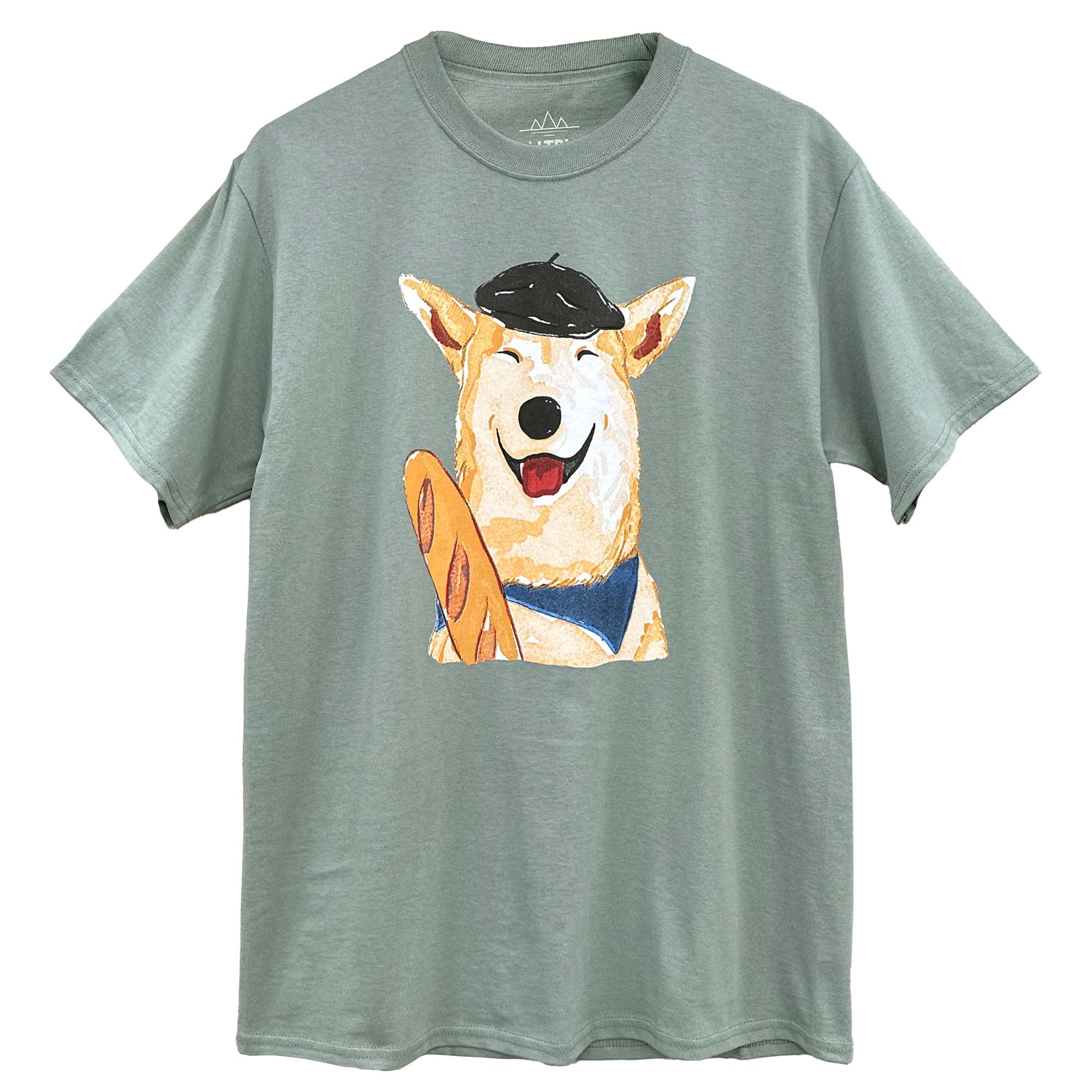French Dog With Baguette graphic tee - Image 10